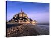 Mont St. Michel Island Fortress, Normandy, France-Bill Bachmann-Stretched Canvas