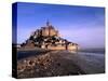 Mont St. Michel Island Fortress, Normandy, France-Bill Bachmann-Stretched Canvas