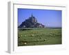 Mont St Michel, Manche, Normandy, France-Walter Bibikow-Framed Photographic Print