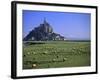 Mont St Michel, Manche, Normandy, France-Walter Bibikow-Framed Photographic Print