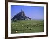 Mont St Michel, Manche, Normandy, France-Walter Bibikow-Framed Photographic Print