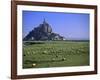 Mont St Michel, Manche, Normandy, France-Walter Bibikow-Framed Photographic Print