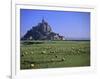 Mont St Michel, Manche, Normandy, France-Walter Bibikow-Framed Photographic Print