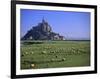 Mont St Michel, Manche, Normandy, France-Walter Bibikow-Framed Photographic Print