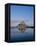 Mont St. Michel (Mont Saint-Michel) Reflected in Water, Manche, Normandy, France, Europe-Charles Bowman-Framed Stretched Canvas