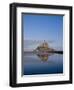 Mont St. Michel (Mont Saint-Michel) Reflected in Water, Manche, Normandy, France, Europe-Charles Bowman-Framed Photographic Print