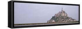 Mont St Michel Normandy France-null-Framed Stretched Canvas