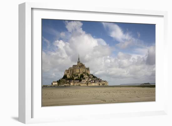 Mont St Michel, Normandy-David Churchill-Framed Photographic Print