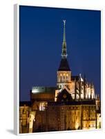 Mont St Michel Spire-Charles Bowman-Framed Photographic Print