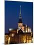 Mont St Michel Spire-Charles Bowman-Mounted Photographic Print