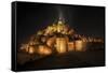 Mont St Michel-Sebastien Lory-Framed Stretched Canvas