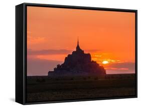 Mont St Michel-Charles Bowman-Framed Stretched Canvas