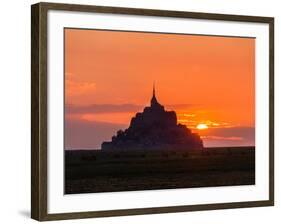 Mont St Michel-Charles Bowman-Framed Photographic Print