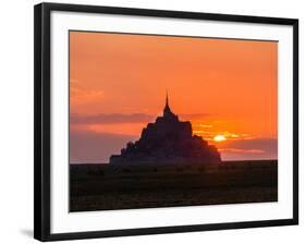 Mont St Michel-Charles Bowman-Framed Photographic Print