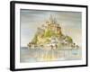 Mont St Michel-Marilyn Dunlap-Framed Art Print