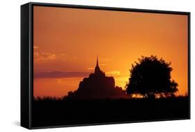 Mont St Michel-Charles Bowman-Framed Stretched Canvas