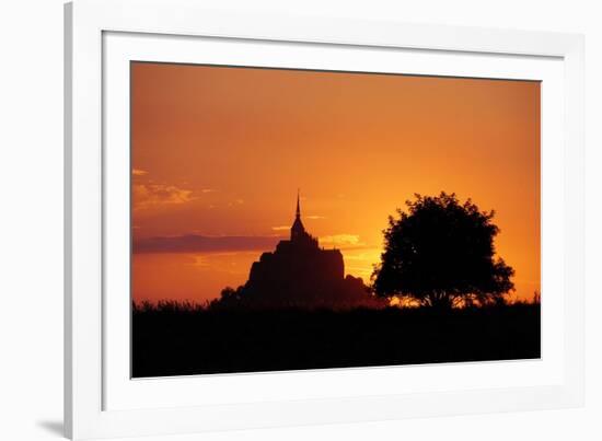 Mont St Michel-Charles Bowman-Framed Photographic Print