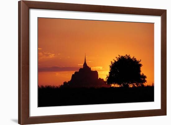 Mont St Michel-Charles Bowman-Framed Photographic Print