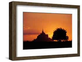 Mont St Michel-Charles Bowman-Framed Photographic Print