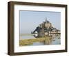 Mont-Tombe and the 12th Century Benedictine Abbey of Mont-St.-Michel, Basse Normandie, France-James Emmerson-Framed Photographic Print