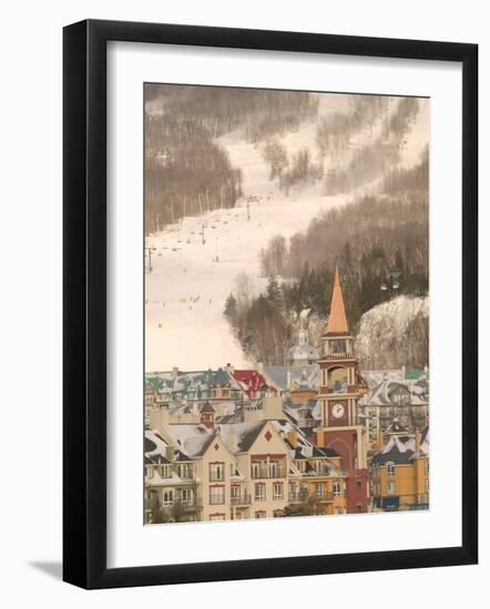 Mont Tremblant Ski Village in The Laurentians, Quebec, Canada-Walter Bibikow-Framed Photographic Print