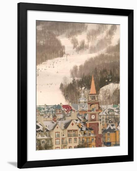 Mont Tremblant Ski Village in The Laurentians, Quebec, Canada-Walter Bibikow-Framed Photographic Print