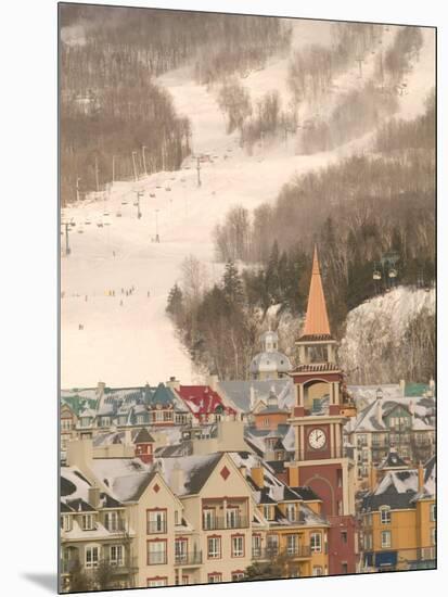 Mont Tremblant Ski Village in The Laurentians, Quebec, Canada-Walter Bibikow-Mounted Photographic Print