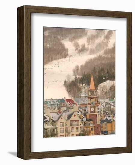 Mont Tremblant Ski Village in The Laurentians, Quebec, Canada-Walter Bibikow-Framed Photographic Print