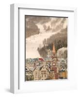 Mont Tremblant Ski Village in The Laurentians, Quebec, Canada-Walter Bibikow-Framed Photographic Print