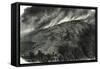 Mont Vuache Switzerland, 1870, Haute Savoie Fire Mountain-null-Framed Stretched Canvas