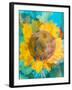 Montage of a Sunflower, Composing-Alaya Gadeh-Framed Photographic Print