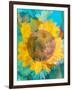 Montage of a Sunflower, Composing-Alaya Gadeh-Framed Photographic Print