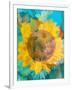 Montage of a Sunflower, Composing-Alaya Gadeh-Framed Photographic Print
