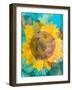 Montage of a Sunflower, Composing-Alaya Gadeh-Framed Photographic Print