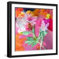 Montage of Flower Photographies-Alaya Gadeh-Framed Photographic Print