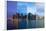 Montage of Manhattan Skyline Night to Day - New York - Usa-Samuel Borges-Framed Photographic Print