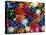 Montage of Multicolored Bows-Steve Terrill-Stretched Canvas