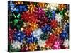 Montage of Multicolored Bows-Steve Terrill-Stretched Canvas