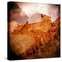 Montage of the Spanish Steps, Rome, Italy-Nancy & Steve Ross-Stretched Canvas