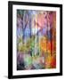 Montage of Trees and Flowers-Alaya Gadeh-Framed Photographic Print