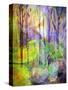 Montage of Trees and Flowers-Alaya Gadeh-Stretched Canvas