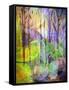Montage of Trees and Flowers-Alaya Gadeh-Framed Stretched Canvas