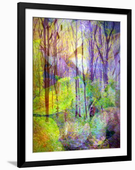 Montage of Trees and Flowers-Alaya Gadeh-Framed Photographic Print