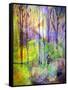 Montage of Trees and Flowers-Alaya Gadeh-Framed Stretched Canvas