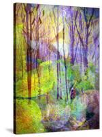 Montage of Trees and Flowers-Alaya Gadeh-Stretched Canvas