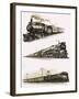 Montage of Us Trains-John S. Smith-Framed Giclee Print