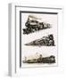 Montage of Us Trains-John S. Smith-Framed Giclee Print