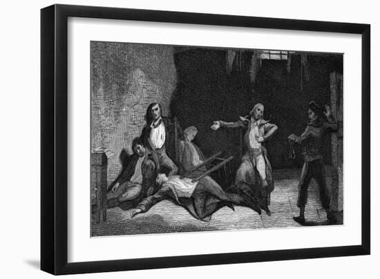 Montagnards' Suicide-Ary Scheffer-Framed Art Print