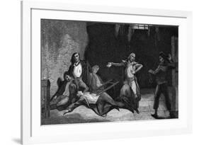 Montagnards' Suicide-Ary Scheffer-Framed Premium Giclee Print