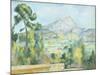 Montagne Saint Victoire, 1890-Paul Cézanne-Mounted Premium Giclee Print